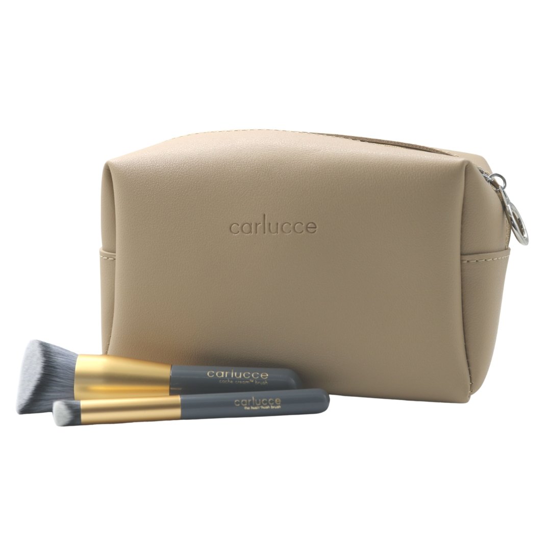 Carluce New Vegan Leather Cosmetic Bag | Carlucce